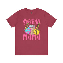 Load image into Gallery viewer, Softball Mama - Mother&#39;s Day Gift - Unisex Jersey Short Sleeve Tee
