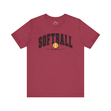 Load image into Gallery viewer, Softball - Unisex Jersey Short Sleeve Tee
