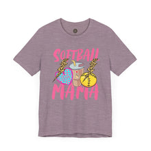 Load image into Gallery viewer, Softball Mama - Mother&#39;s Day Gift - Unisex Jersey Short Sleeve Tee
