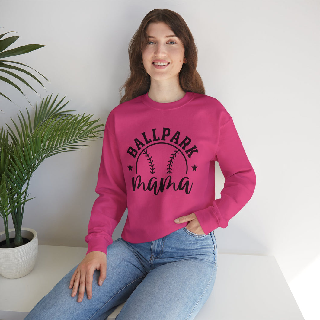 Ballpark Mama - Mother's Day Gift - Unisex Heavy Blend™ Crewneck Sweatshirt