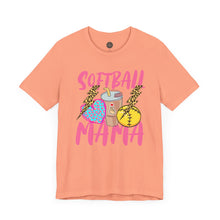 Load image into Gallery viewer, Softball Mama - Mother&#39;s Day Gift - Unisex Jersey Short Sleeve Tee
